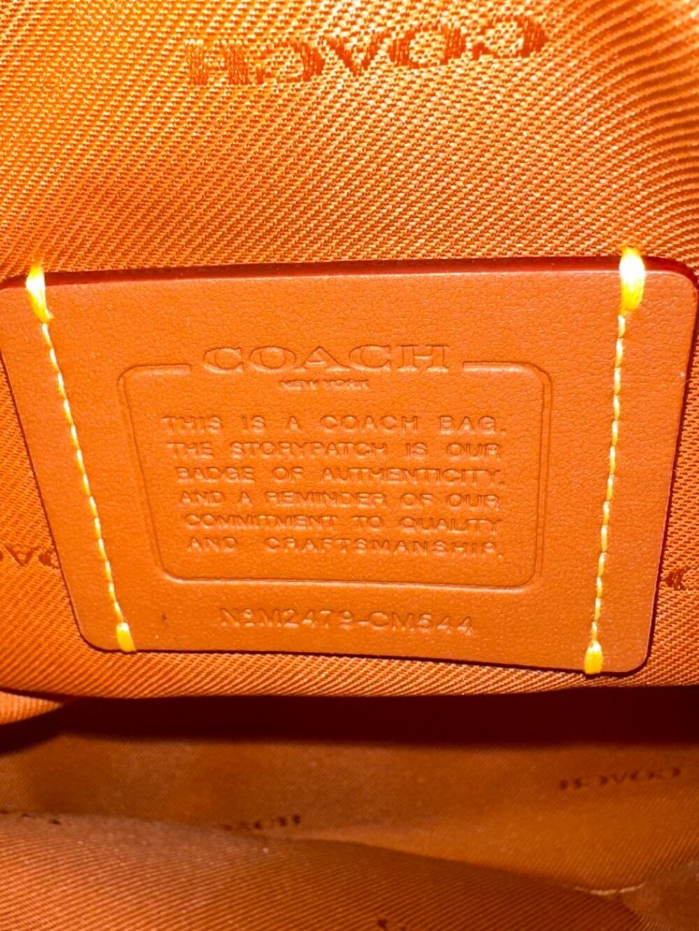 Coach 'Bluebell' Pebbled Leather Lana Shoulder Bag Style #M2479-CM544 *NWT* - Picture 5 of 13
